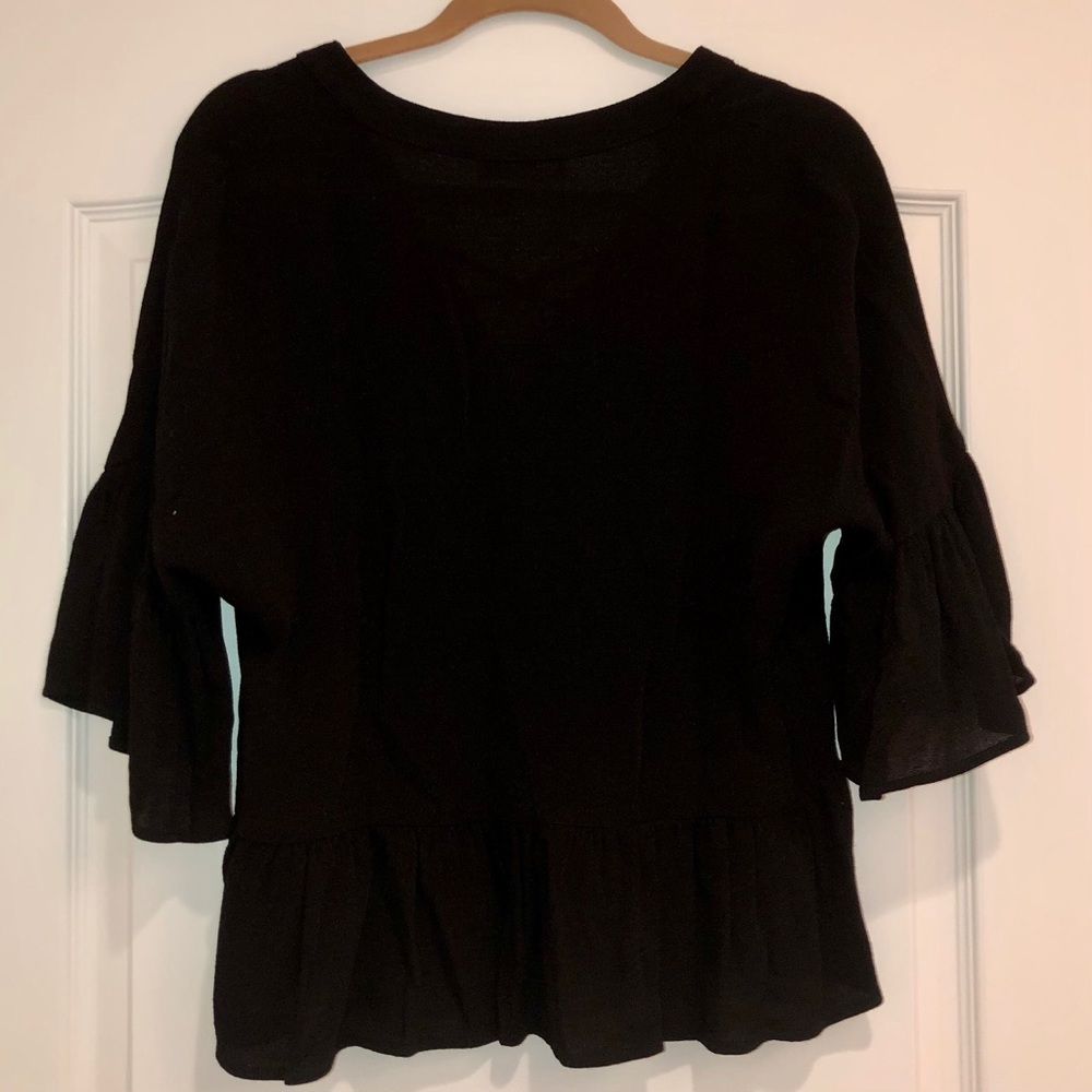 Maven Lace-up Ruffle Top - Picture 6 of 7